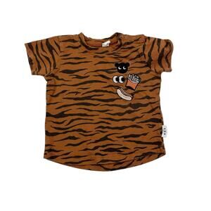 HUXbaby Organic Tiger Patch Tee